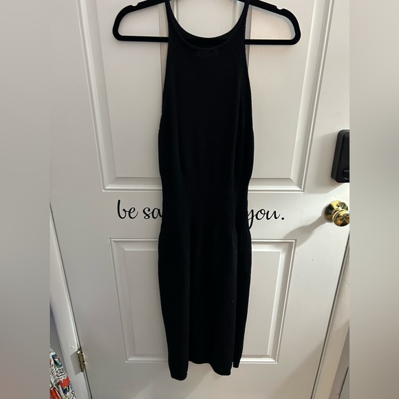 Black St. John Sport knit dress Sz. Small - Picture 1 of 4